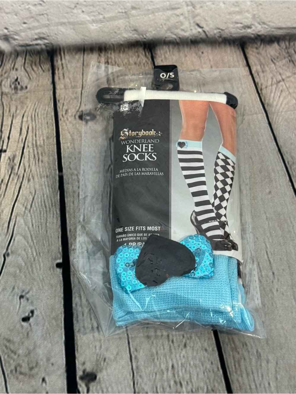 Storybook Wonderland Alice Halloween Costume Socks